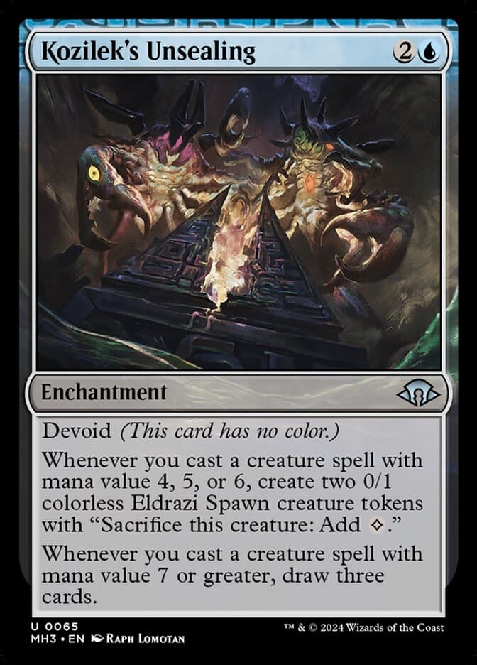 Kozilek's Unsealing — Modern Horizons 3