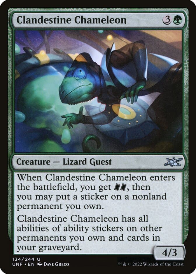 Clandestine Chameleon — Unfinity