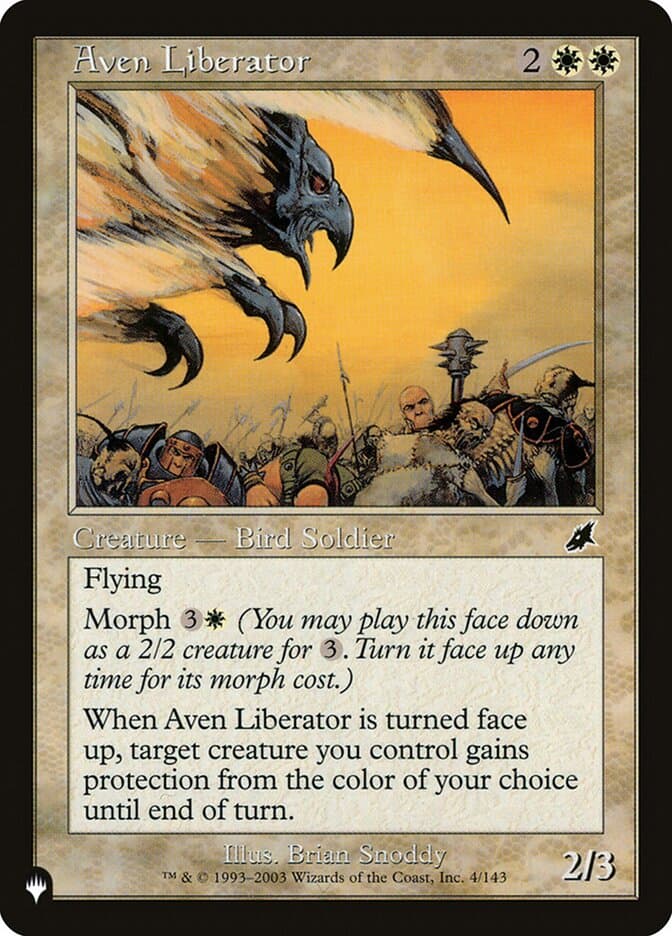 Aven Liberator — The List