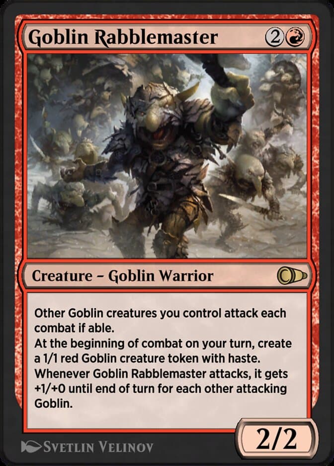 Goblin Rabblemaster — Pioneer Masters
