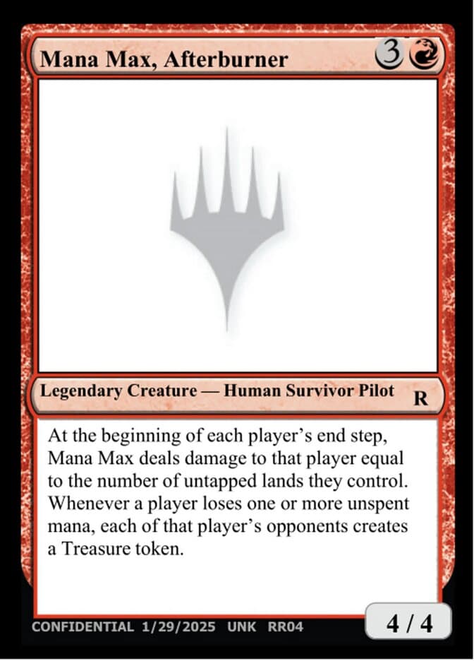 Mana Max, Afterburner — Unknown Event