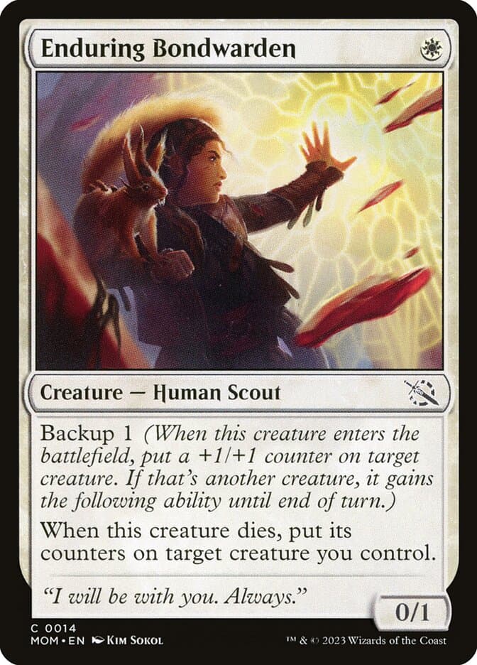 Enduring Bondwarden — March of the Machine