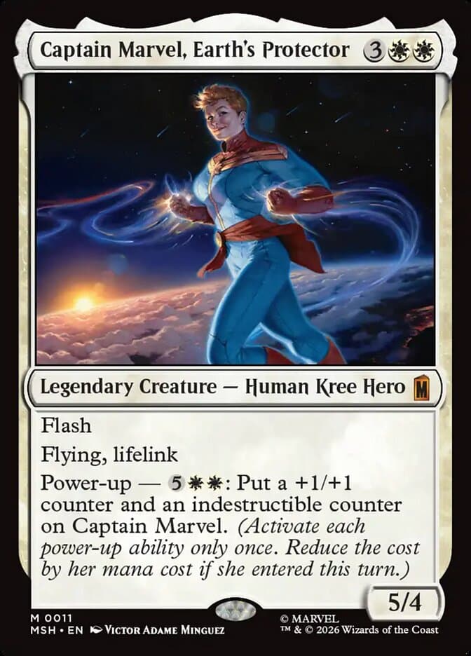 Captain Marvel, Earth's Protector — Marvel Super Heroes