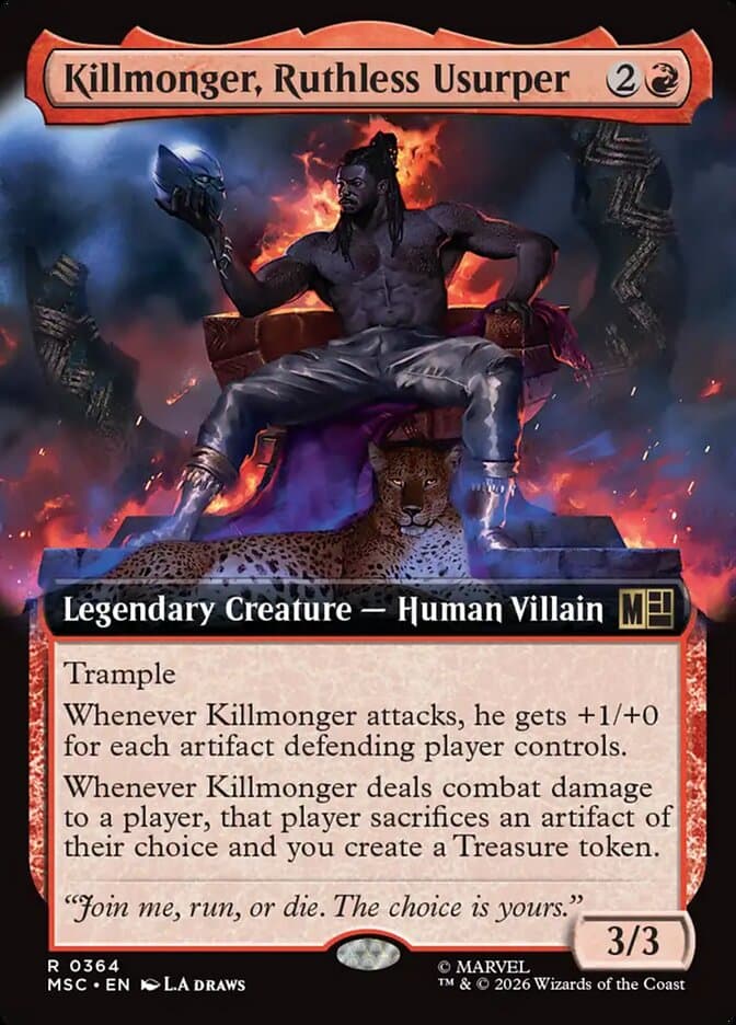 Killmonger, Ruthless Usurper — Marvel Super Heroes Commander