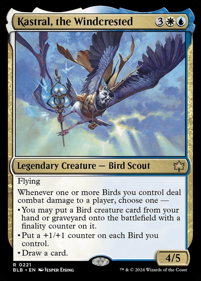 Kastral, the Windcrested — Bloomburrow