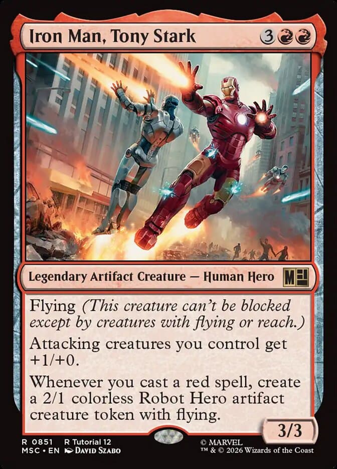 Iron Man, Tony Stark — Marvel Super Heroes Commander
