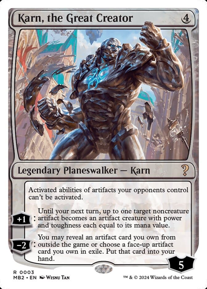 Karn, the Great Creator — Mystery Booster 2