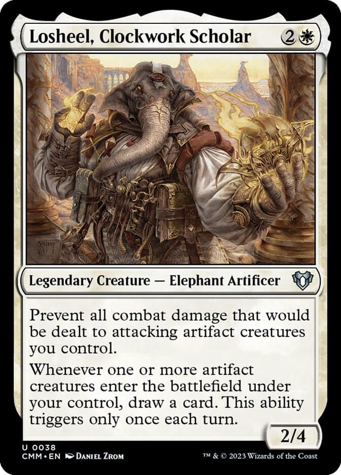 Losheel, Clockwork Scholar — Commander Masters