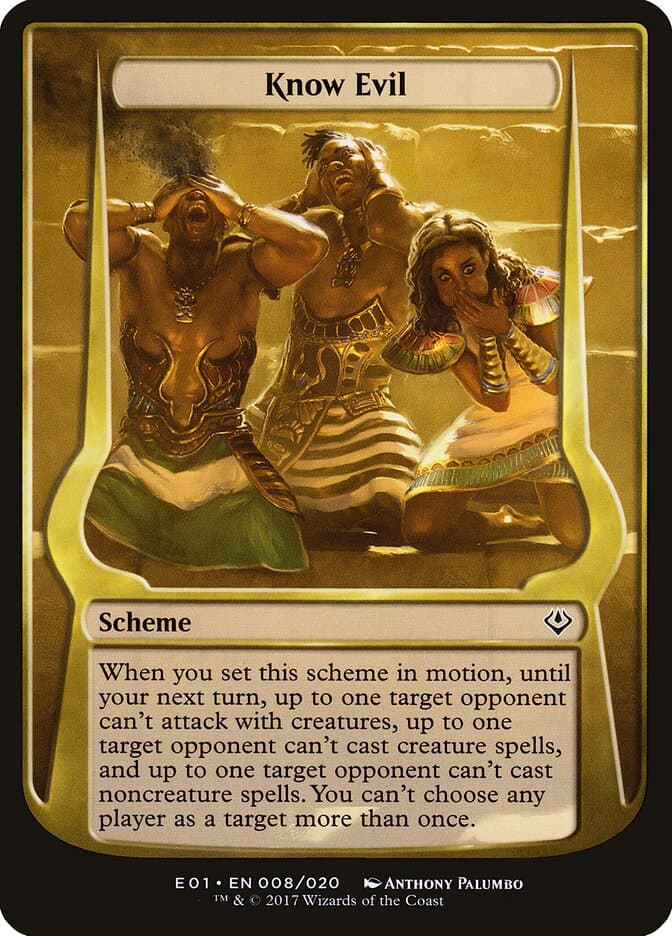 Know Evil — Archenemy: Nicol Bolas Schemes