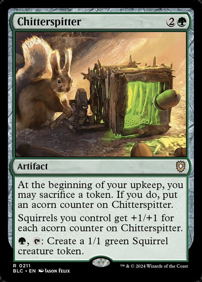 Chitterspitter — Bloomburrow Commander