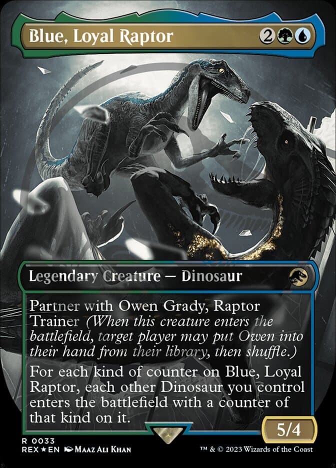 Blue, Loyal Raptor — Jurassic World Collection