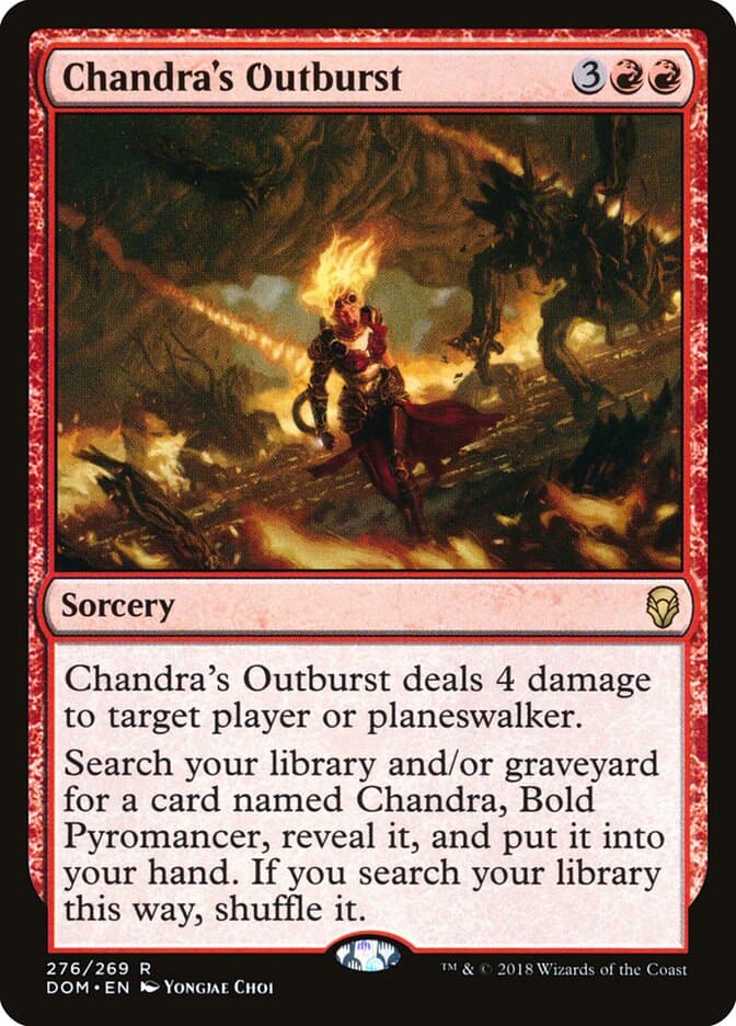 Chandra's Outburst — Dominaria