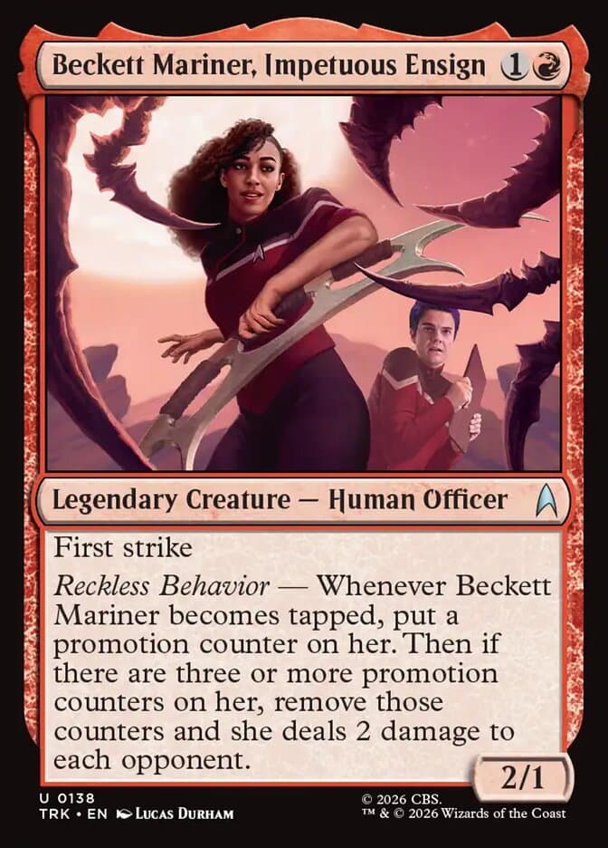 Beckett Mariner, Impetuous Ensign — Star Trek