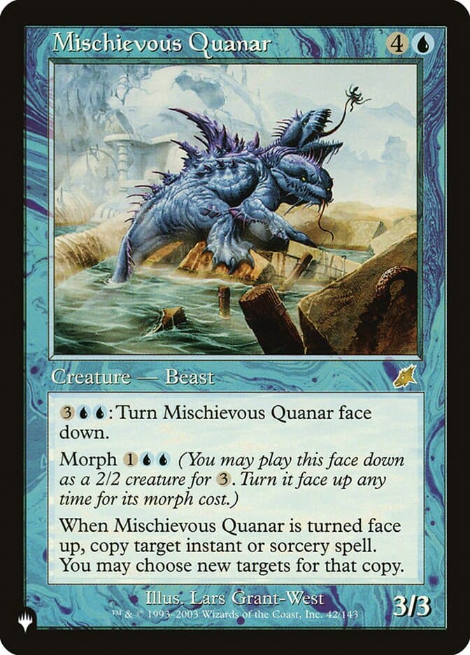 Mischievous Quanar — The List