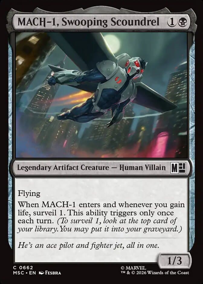 MACH-1, Swooping Scoundrel — Marvel Super Heroes Commander