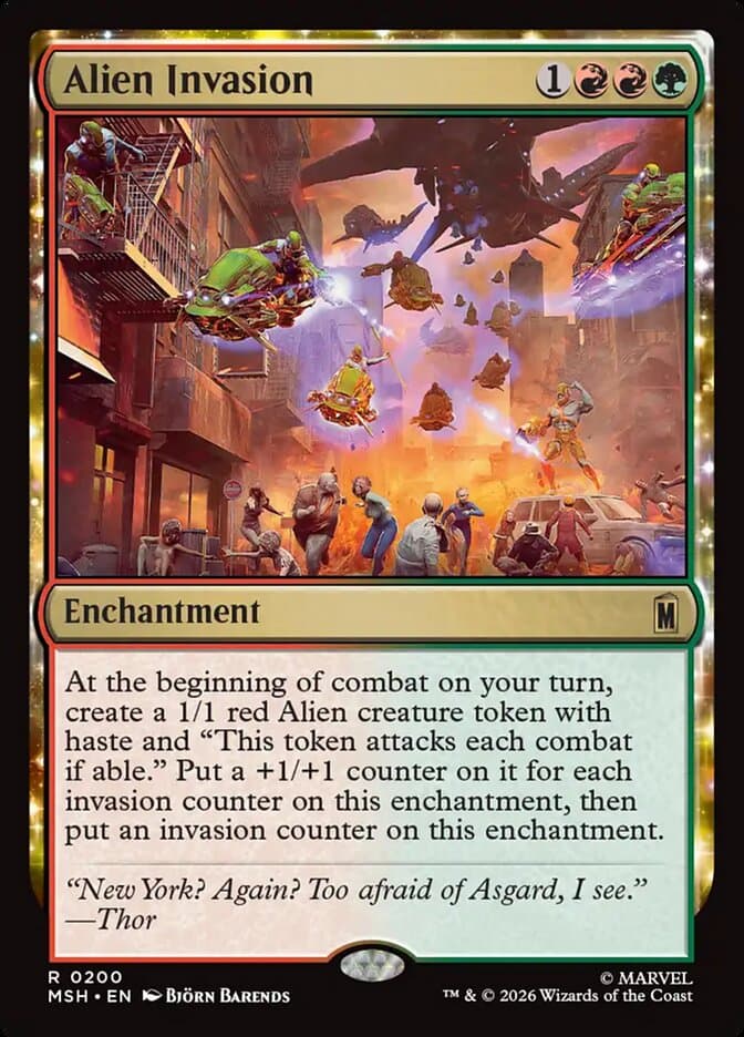 Alien Invasion — Marvel Super Heroes