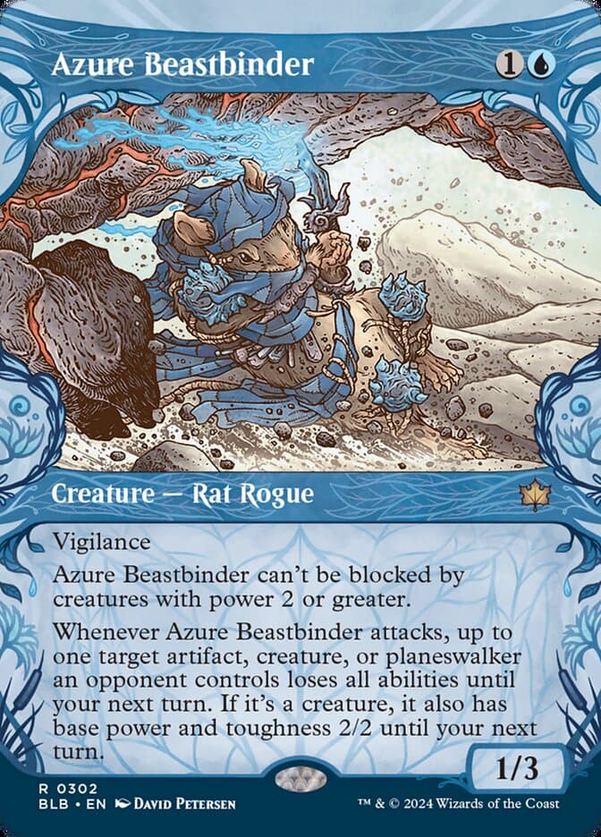 Azure Beastbinder — Bloomburrow