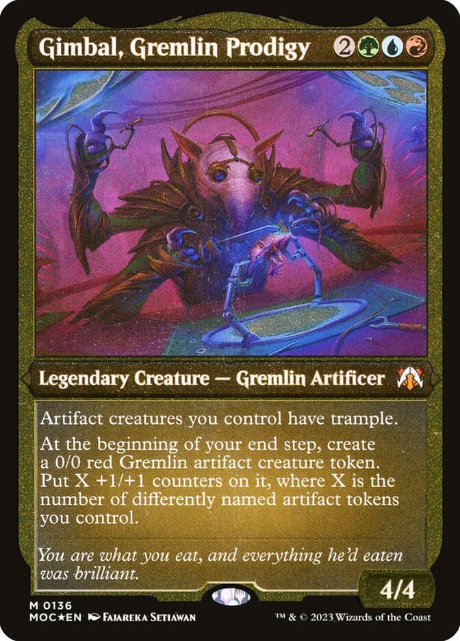Gimbal, Gremlin Prodigy — March of the Machine Commander