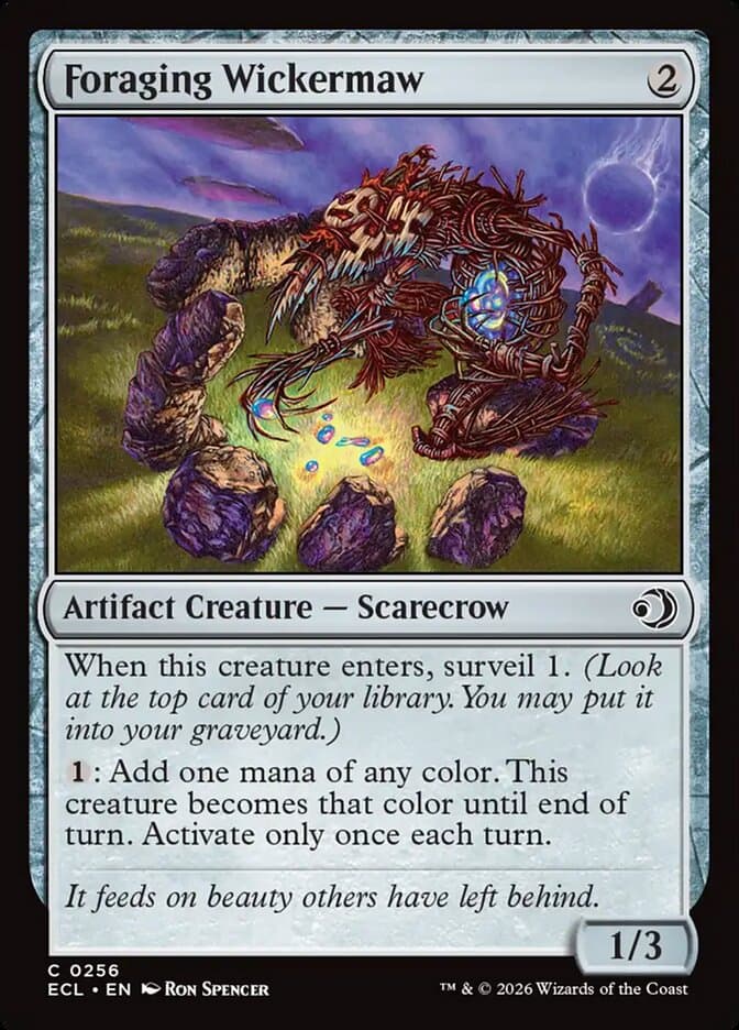 Foraging Wickermaw — Lorwyn Eclipsed