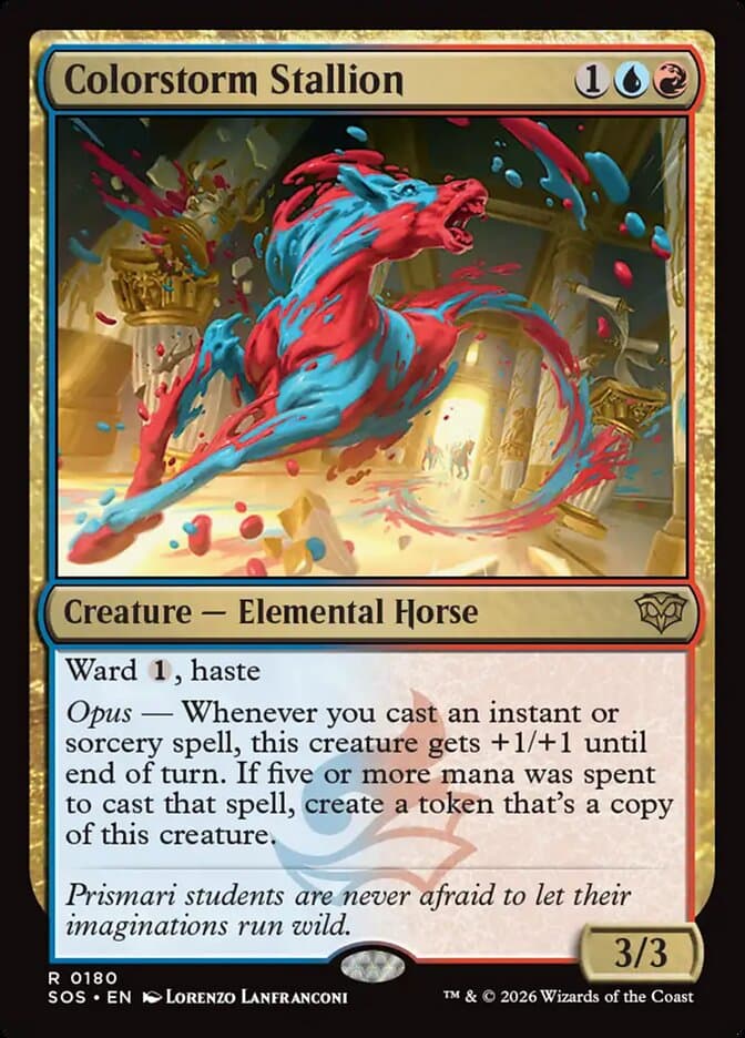 Colorstorm Stallion — Secrets of Strixhaven