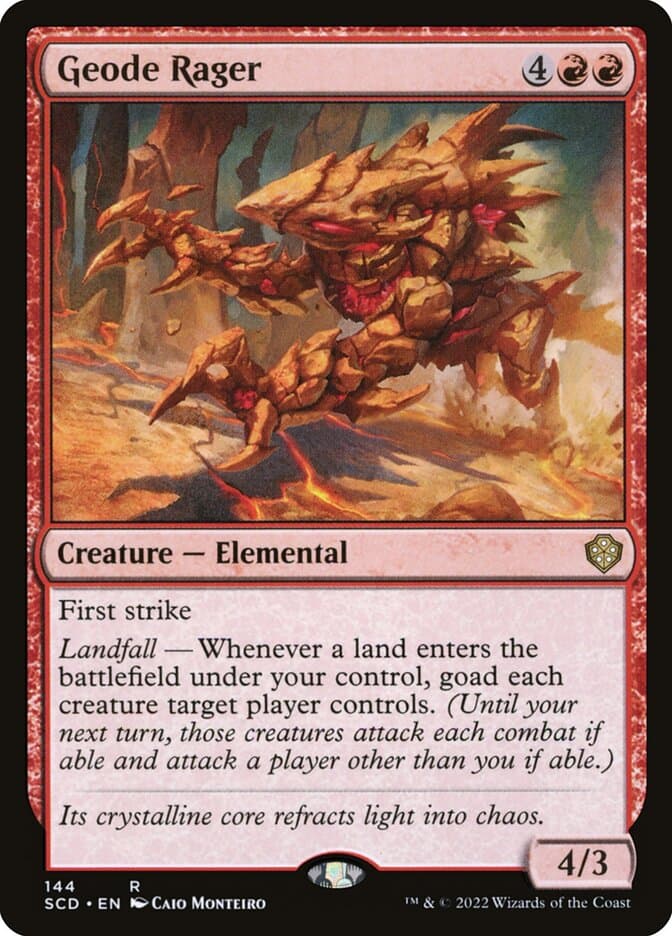 Geode Rager — Starter Commander Decks