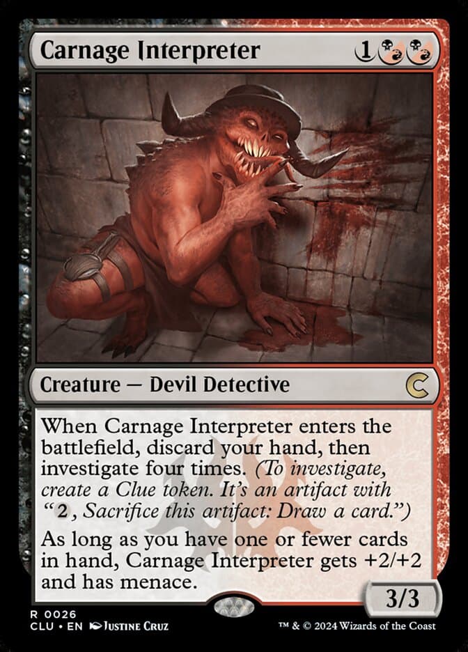 Carnage Interpreter — Ravnica: Clue Edition