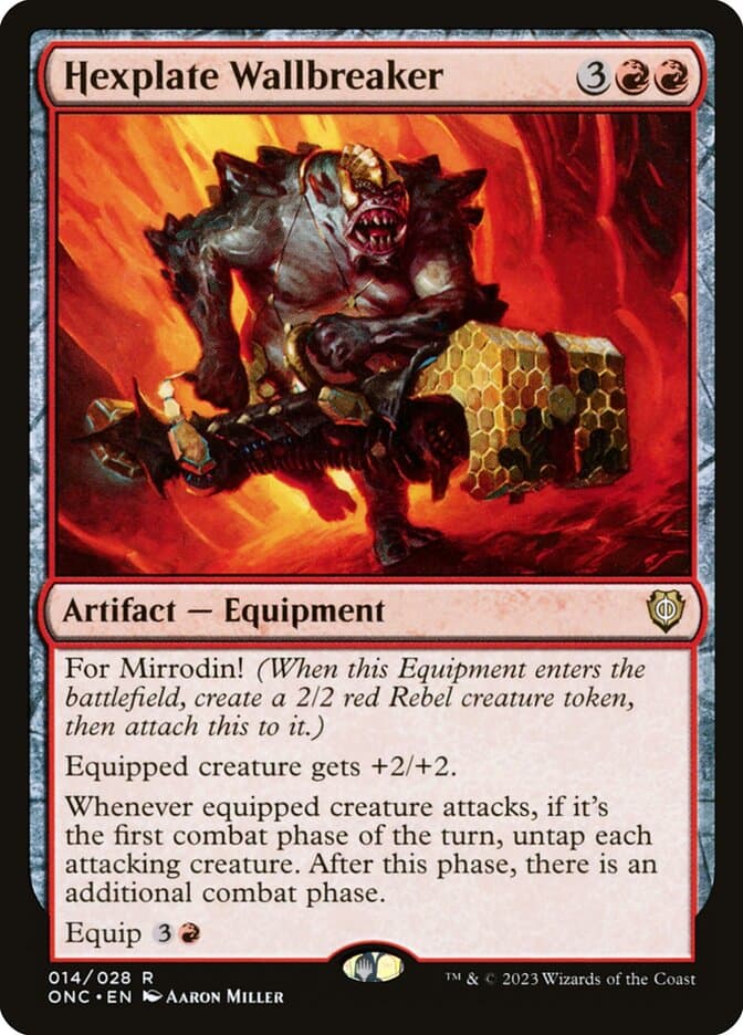 Hexplate Wallbreaker — Phyrexia: All Will Be One Commander