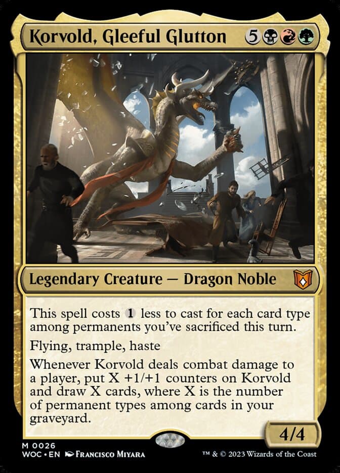 Korvold, Gleeful Glutton — Wilds of Eldraine Commander