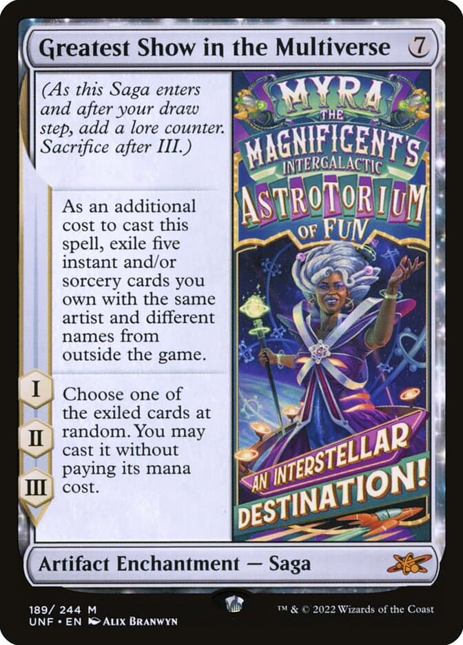 Greatest Show in the Multiverse — Unfinity