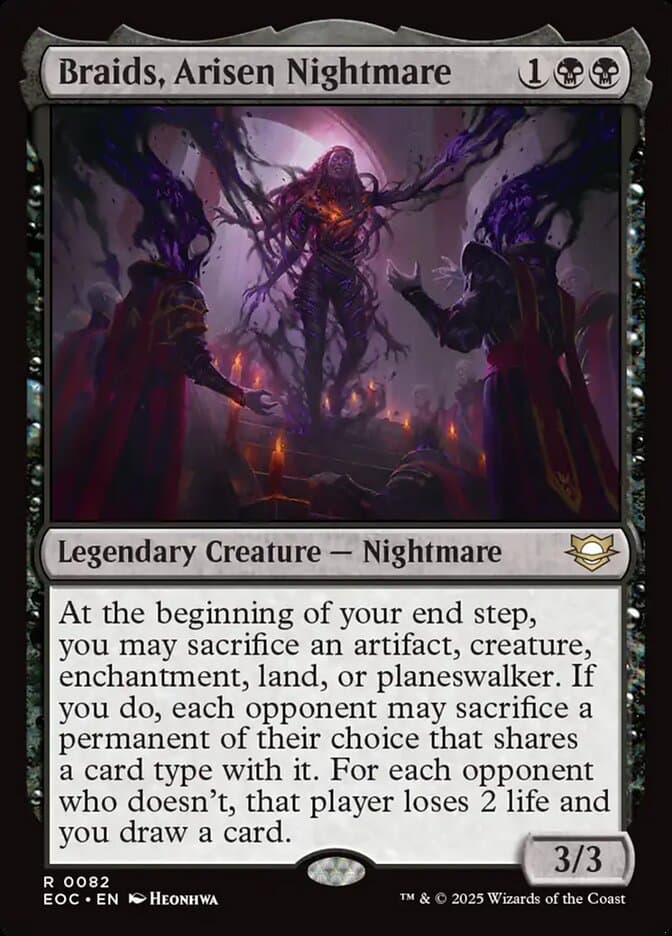 Braids, Arisen Nightmare — Edge of Eternities Commander
