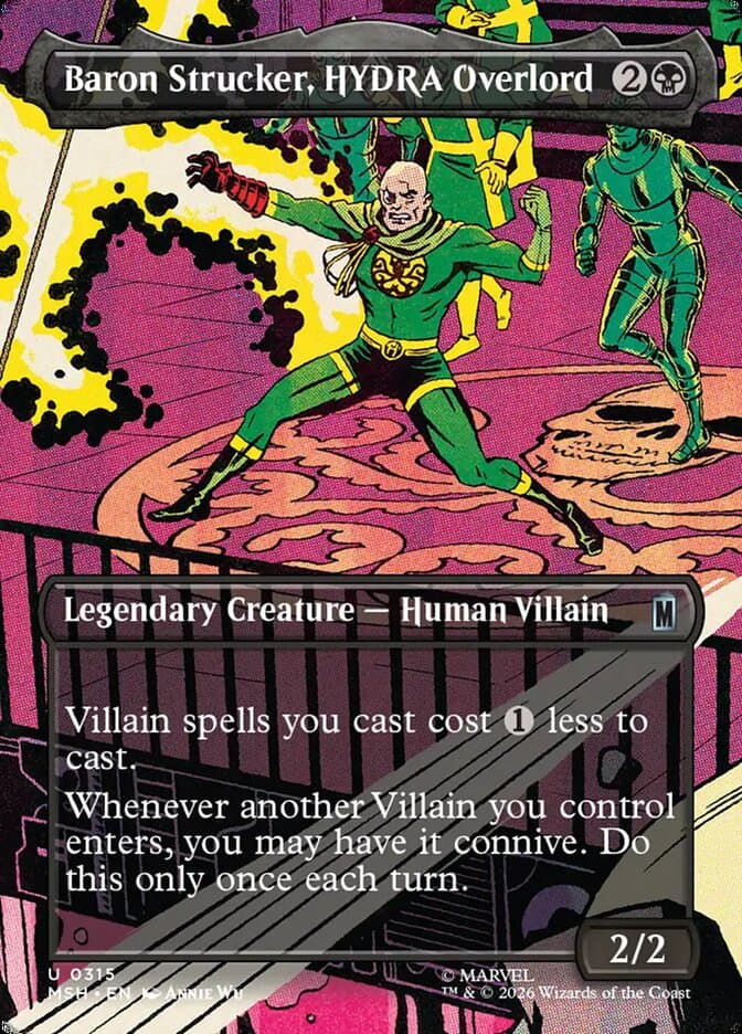 Baron Strucker, HYDRA Overlord — Marvel Super Heroes