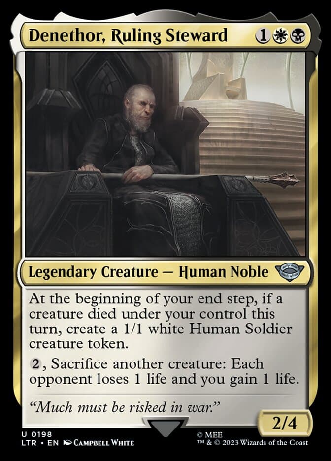 Denethor, Ruling Steward — The Lord of the Rings: Tales of Middle-earth