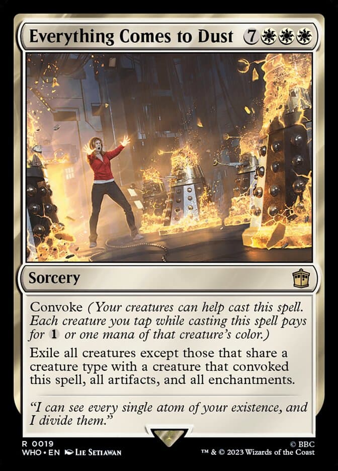 Everything Comes to Dust — Doctor Who