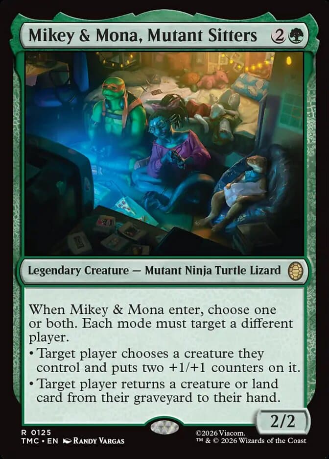 Mikey & Mona, Mutant Sitters — Teenage Mutant Ninja Turtles Eternal
