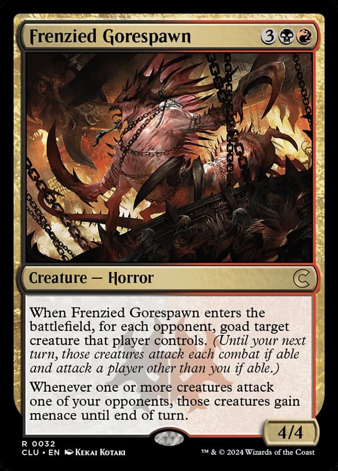 Frenzied Gorespawn — Ravnica: Clue Edition