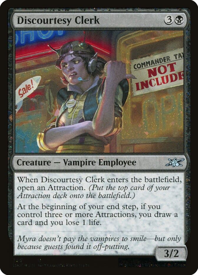 Discourtesy Clerk — Unfinity