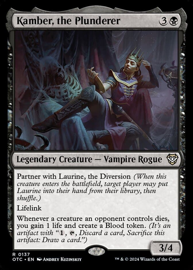Kamber, the Plunderer — Outlaws of Thunder Junction Commander