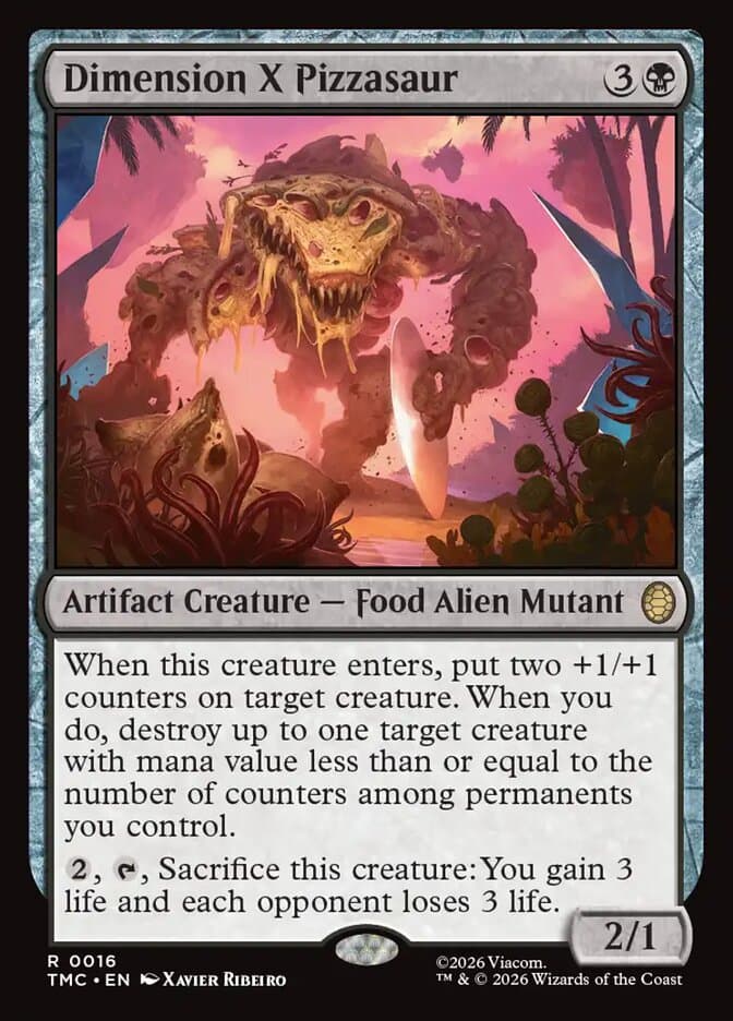 Dimension X Pizzasaur — Teenage Mutant Ninja Turtles Eternal