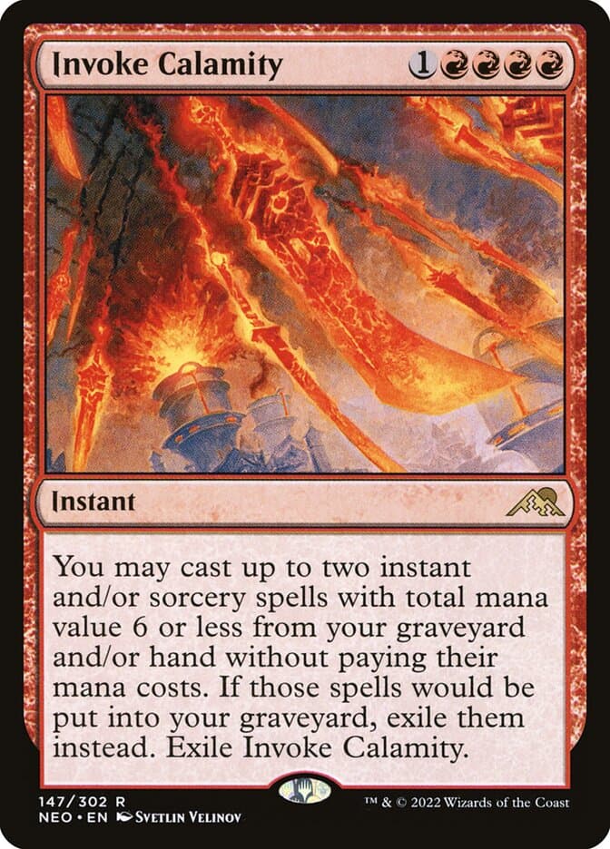 Invoke Calamity — Kamigawa: Neon Dynasty
