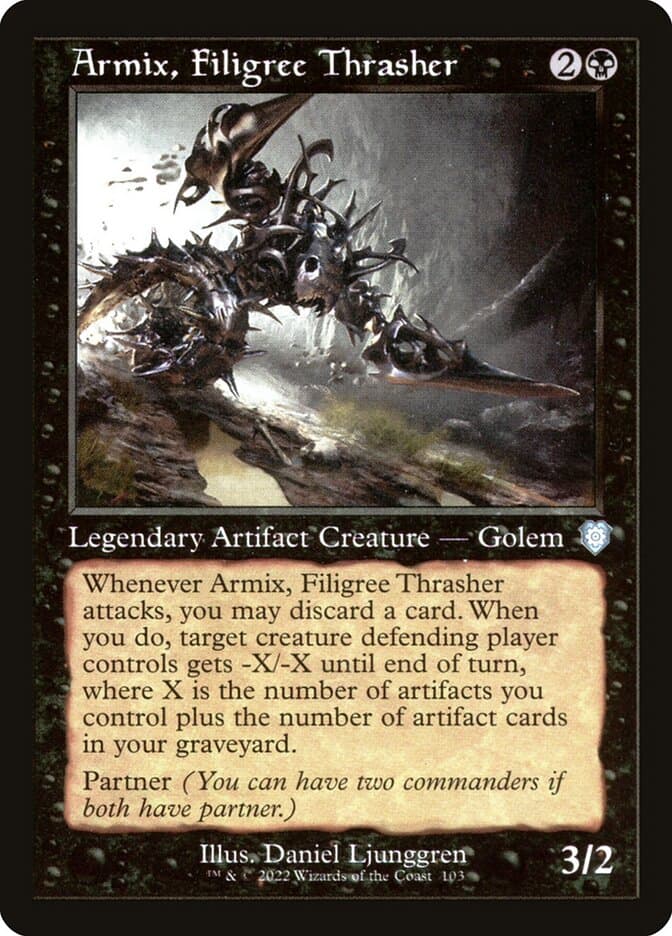 Armix, Filigree Thrasher — The Brothers' War Commander