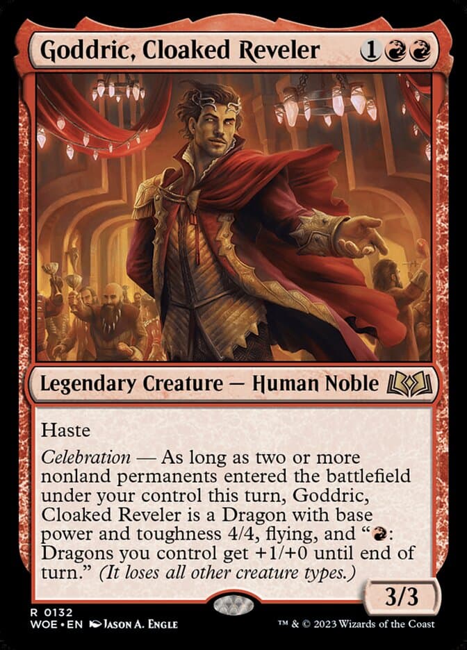 Goddric, Cloaked Reveler — Wilds of Eldraine