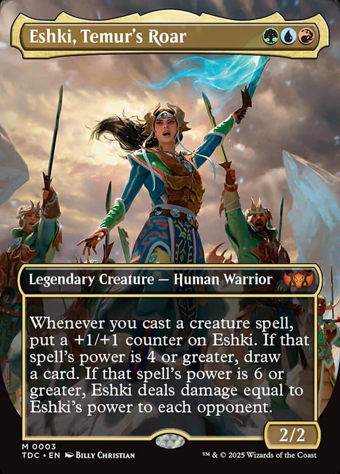 Eshki, Temur's Roar — Tarkir: Dragonstorm Commander